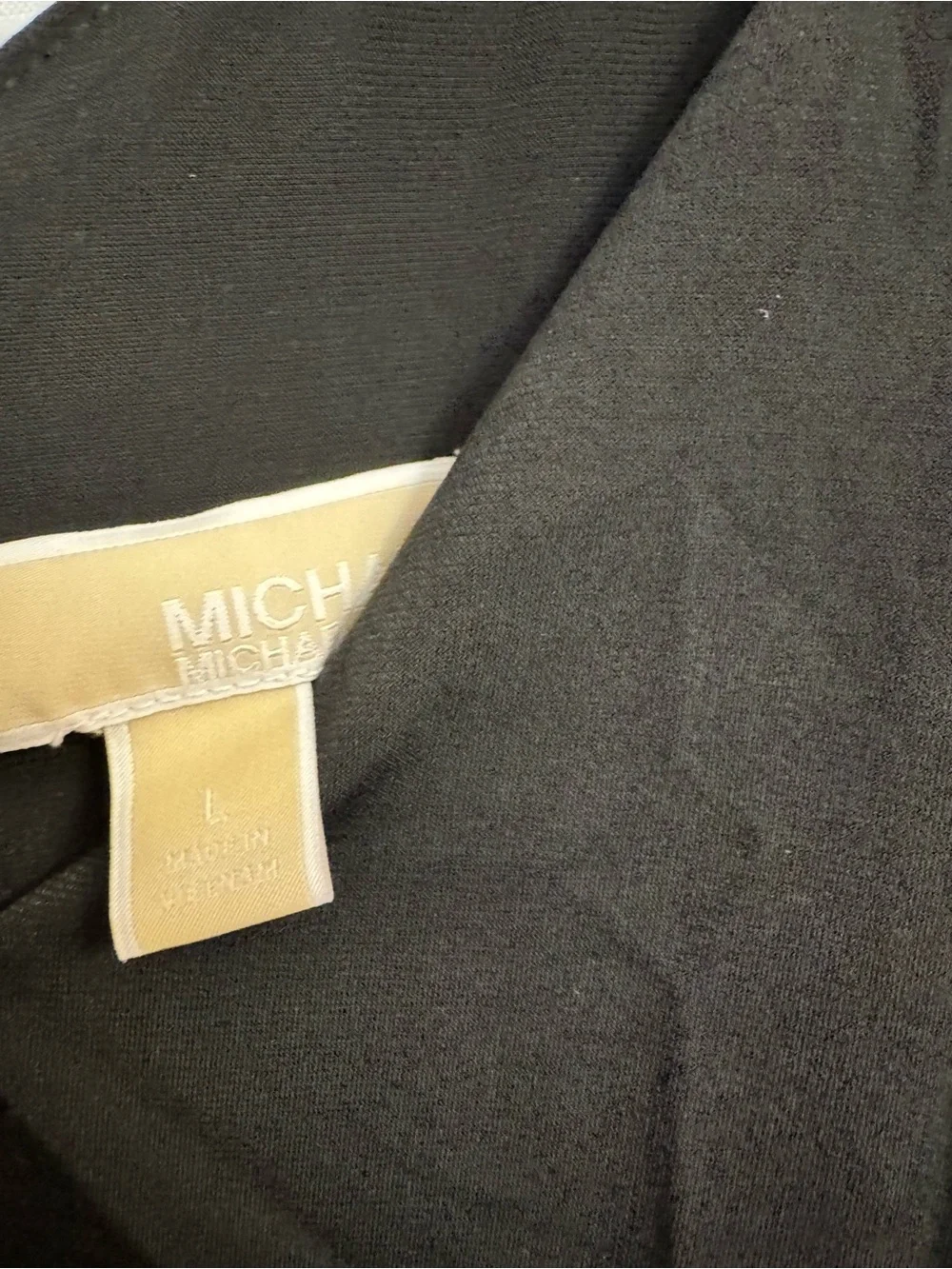Michael Kors Black Wrap-Style Maxi dress